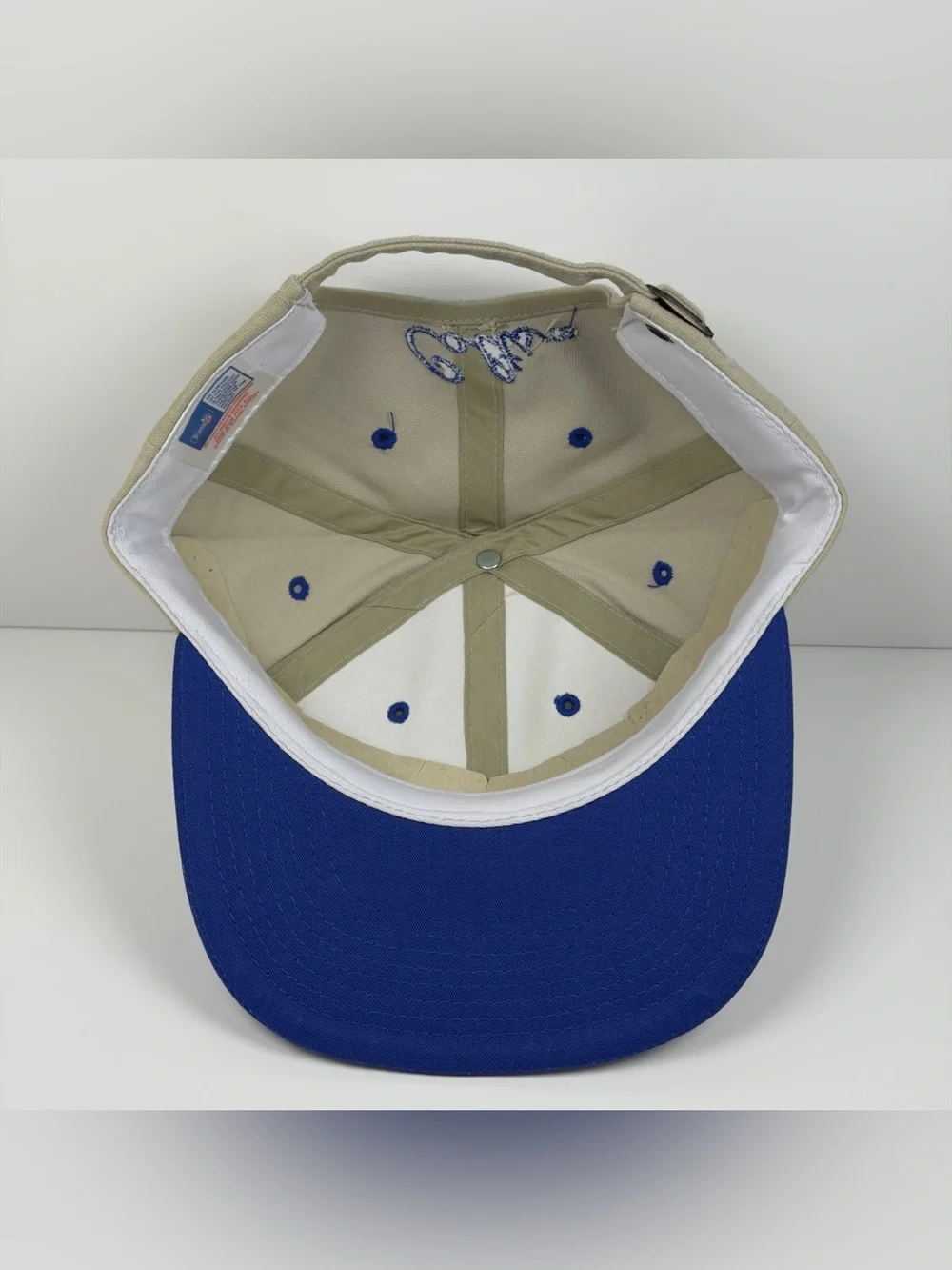 Indianapolis Colts Drew Pearson Script Strapback Hat Vintage 90s NFL NWOT